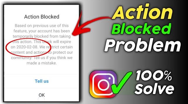 Tips to Fix Instagram Action Blocked