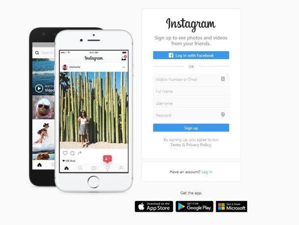 Instagram-login-screen