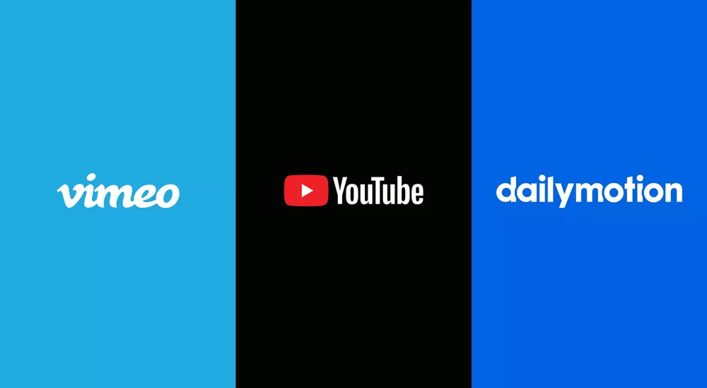 YouTube-Dailymotion-Vimeo