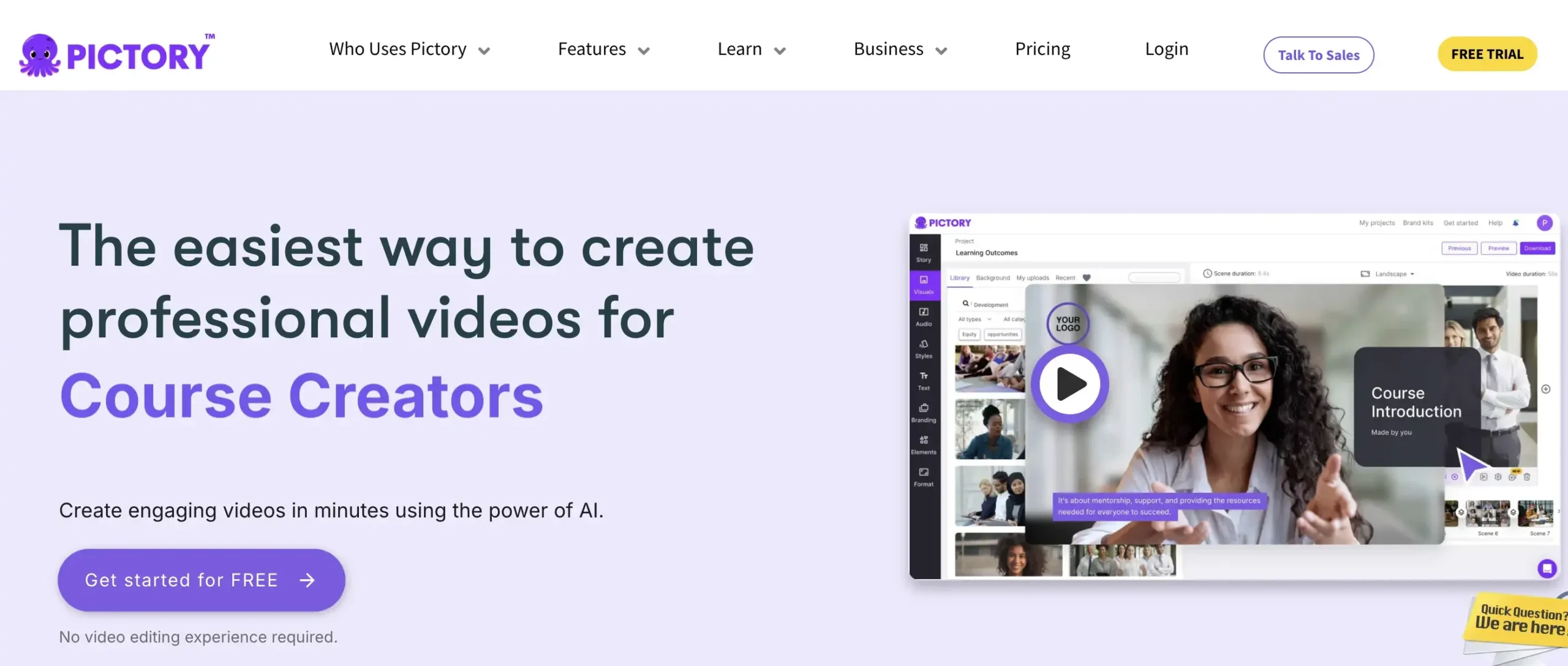  Pictory is your go-to tool for AI-powered video creation.